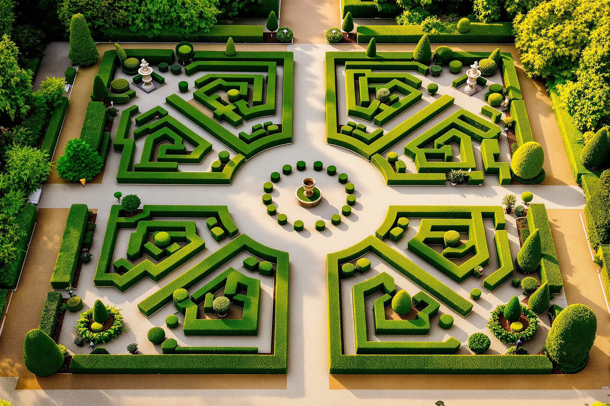 European Parterre Garden