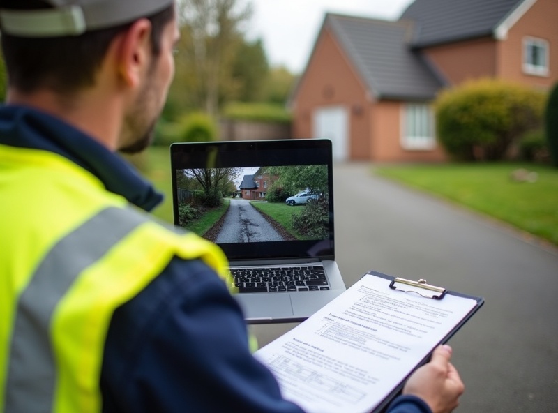 Vantage Drain Services CCTV survey report for insurance claim