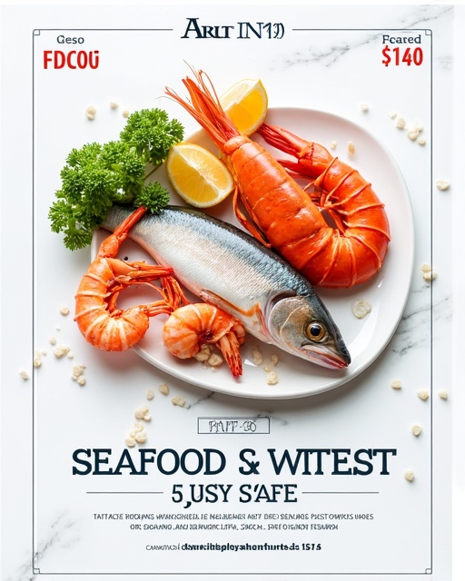 Tờ rơi Nhà hàng Hải sản