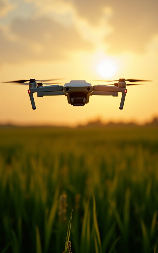 Operação técnica com drone