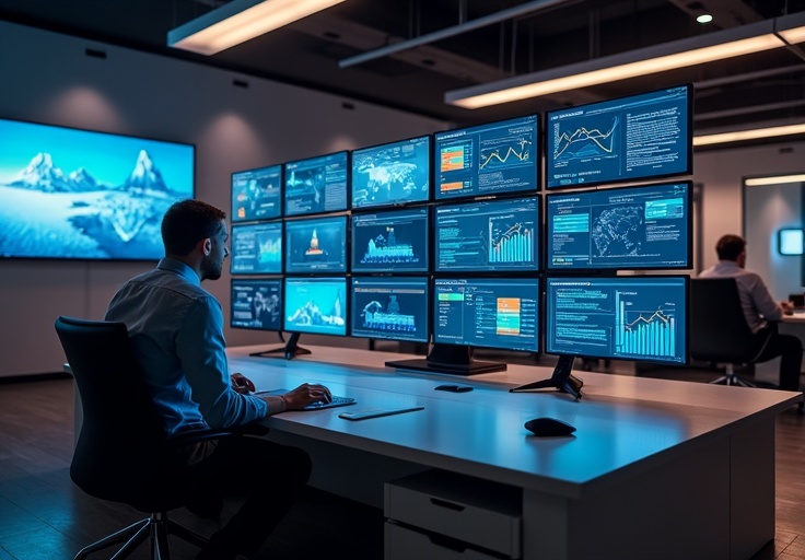 Guardian Ops business automation command center with workflow dashboards