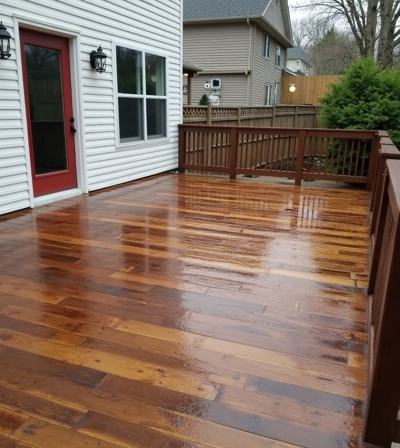Deck Restoration in Naperville IL before and after