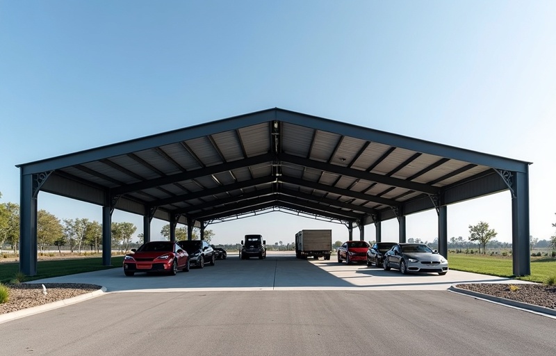 wiata samochodowa na wymiar Dolny Śląsk – Wiata HDN 300×12