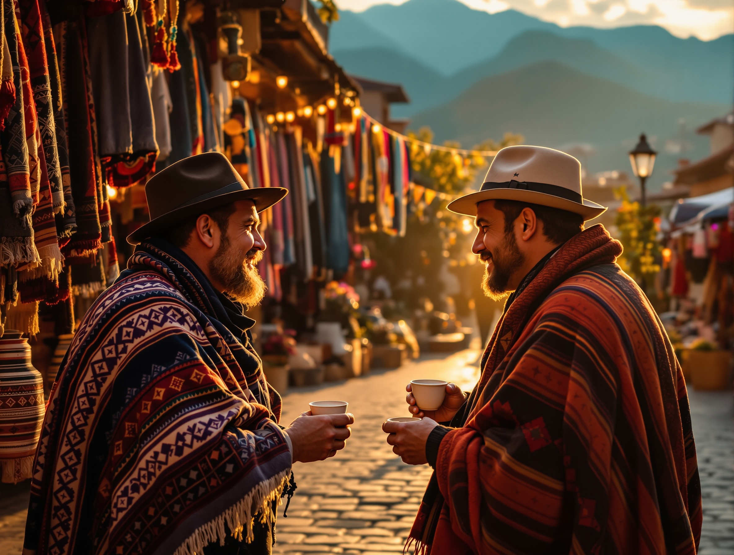 Encuentro en la Plazita de los Ponchos, Otavalo