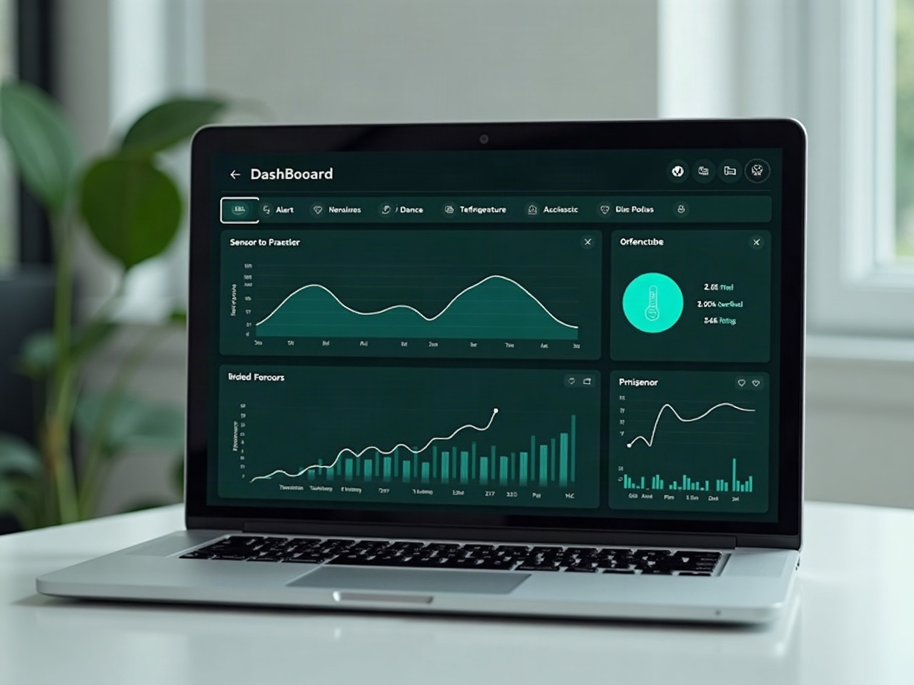 Dashboard de monitoramento de temperatura
