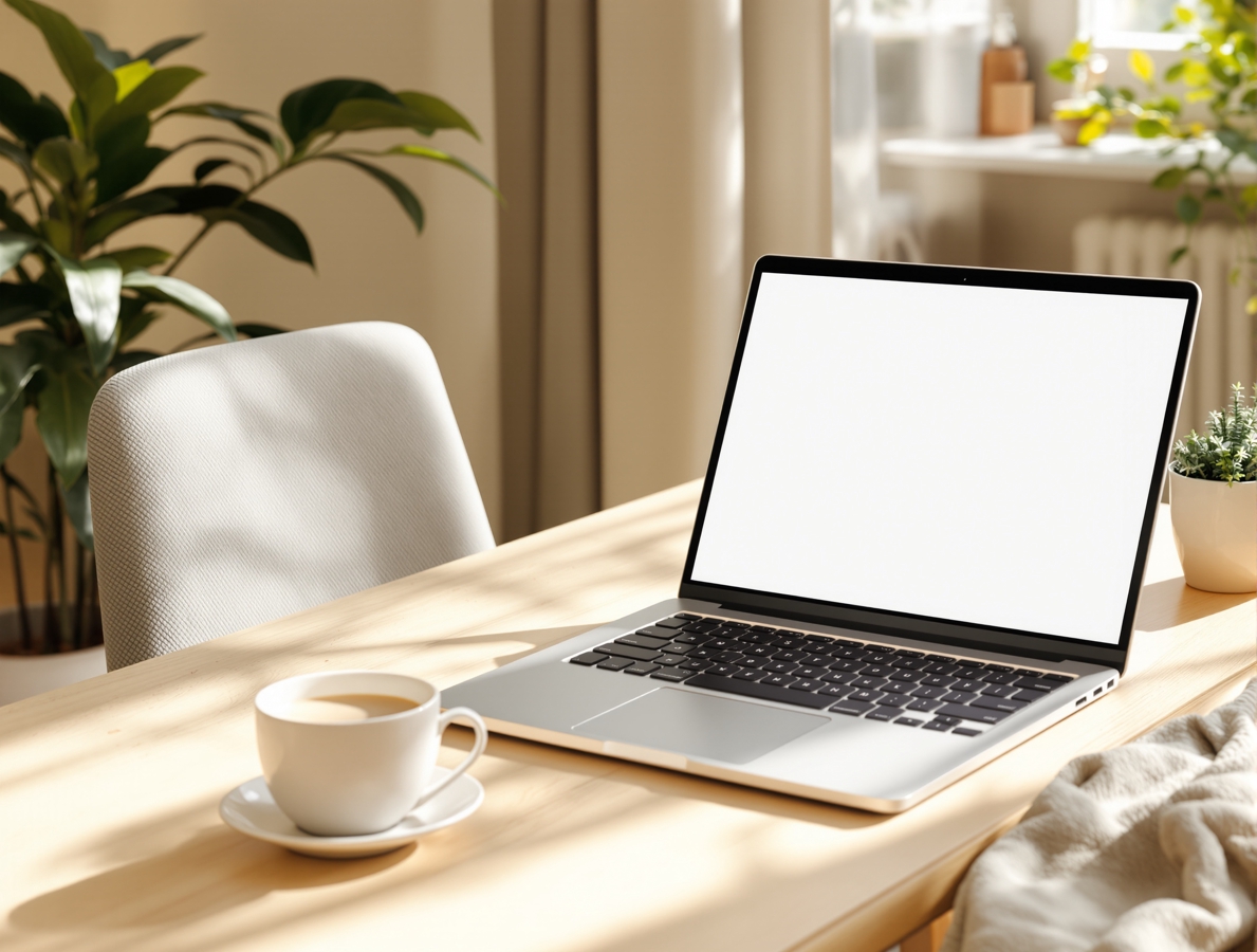 Online görüşme için sakin ve mahrem bir çalışma alanı