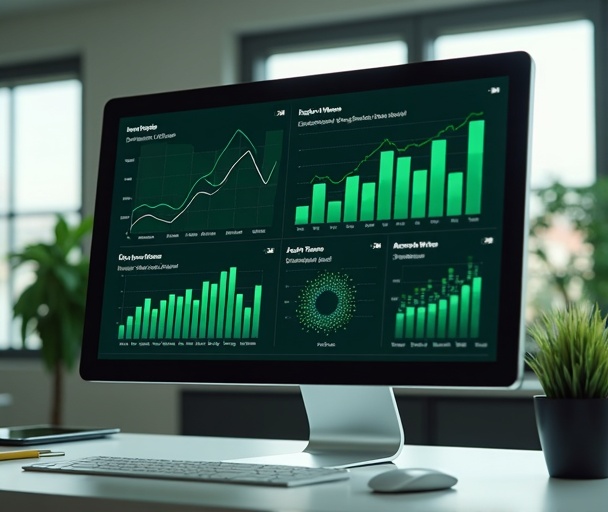 Dashboard de analítica y métricas de crecimiento
