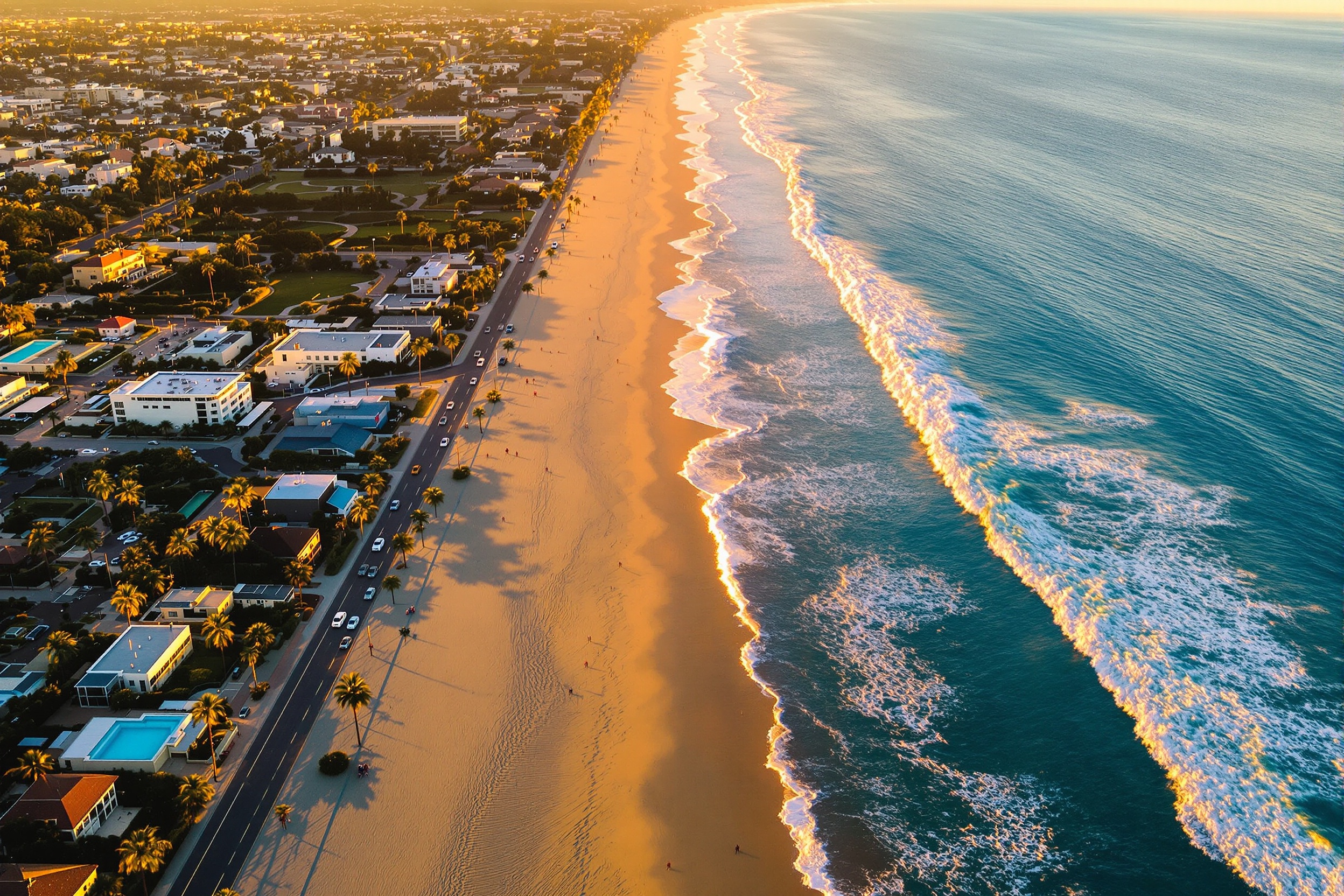 Huntington Beach California coastline near New Existence Recovery