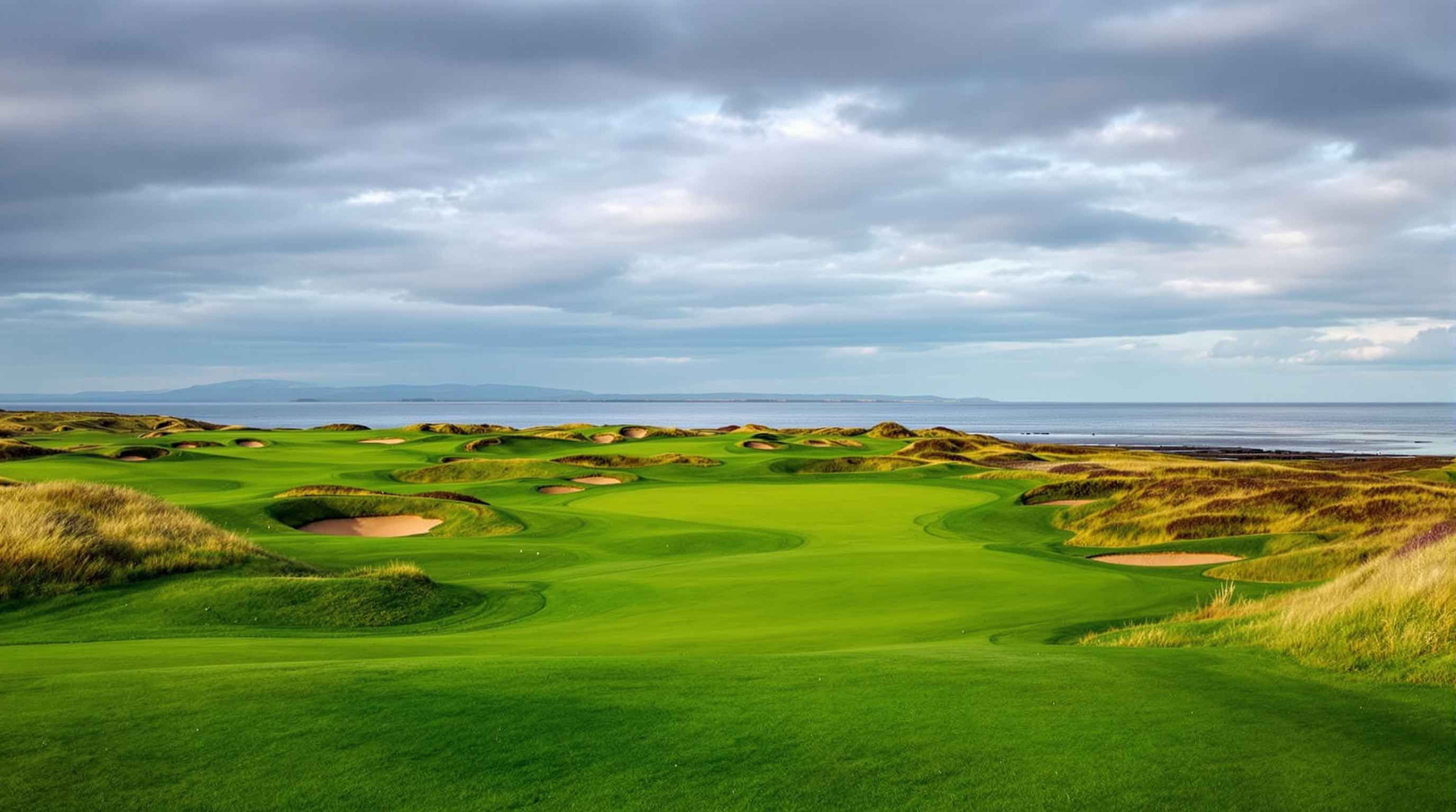 Muirfield golf course in East Lothian, Scotland, Scotland - Links course designed by Old Tom Morris, established 1891