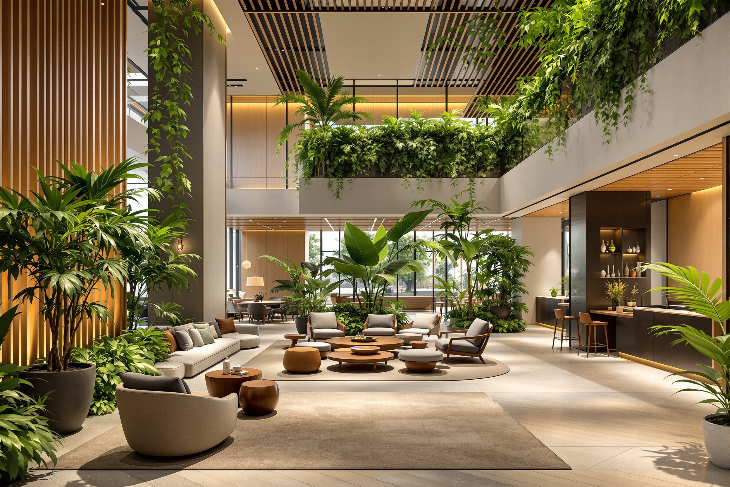 2026 트렌드 호텔 인테리어, 바이오필릭 디자인이 대세