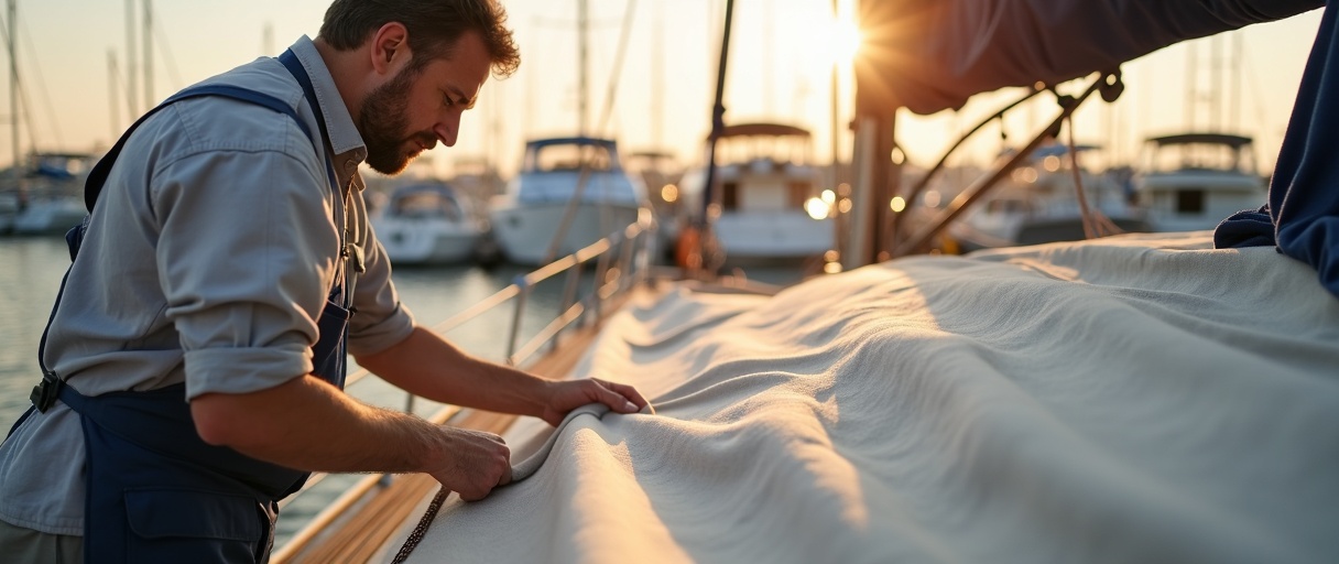 Taud sur mesure - fabrication artisanale EKUS Sailing
