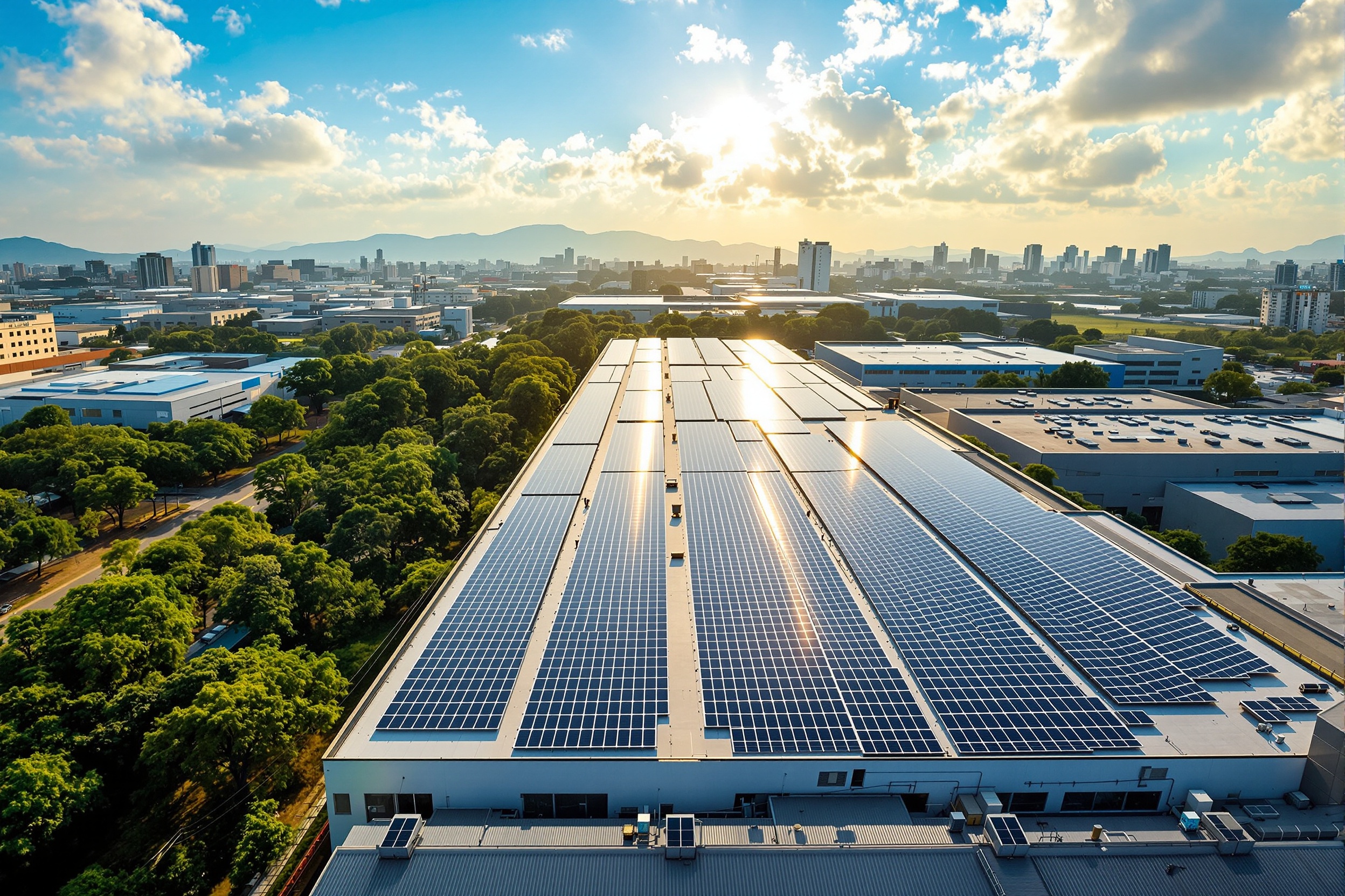 台中工業區屋頂型光電案場