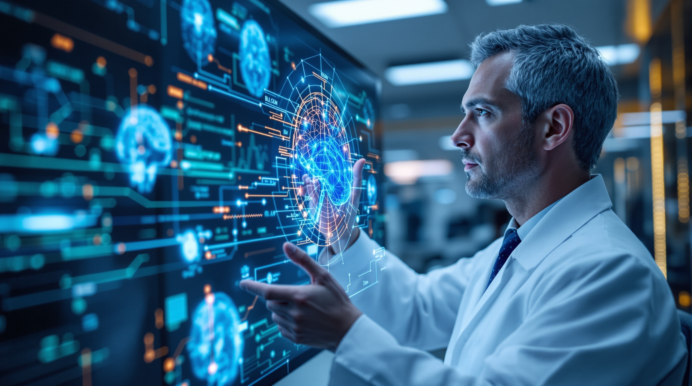 Neuroscience research showing brain improvement