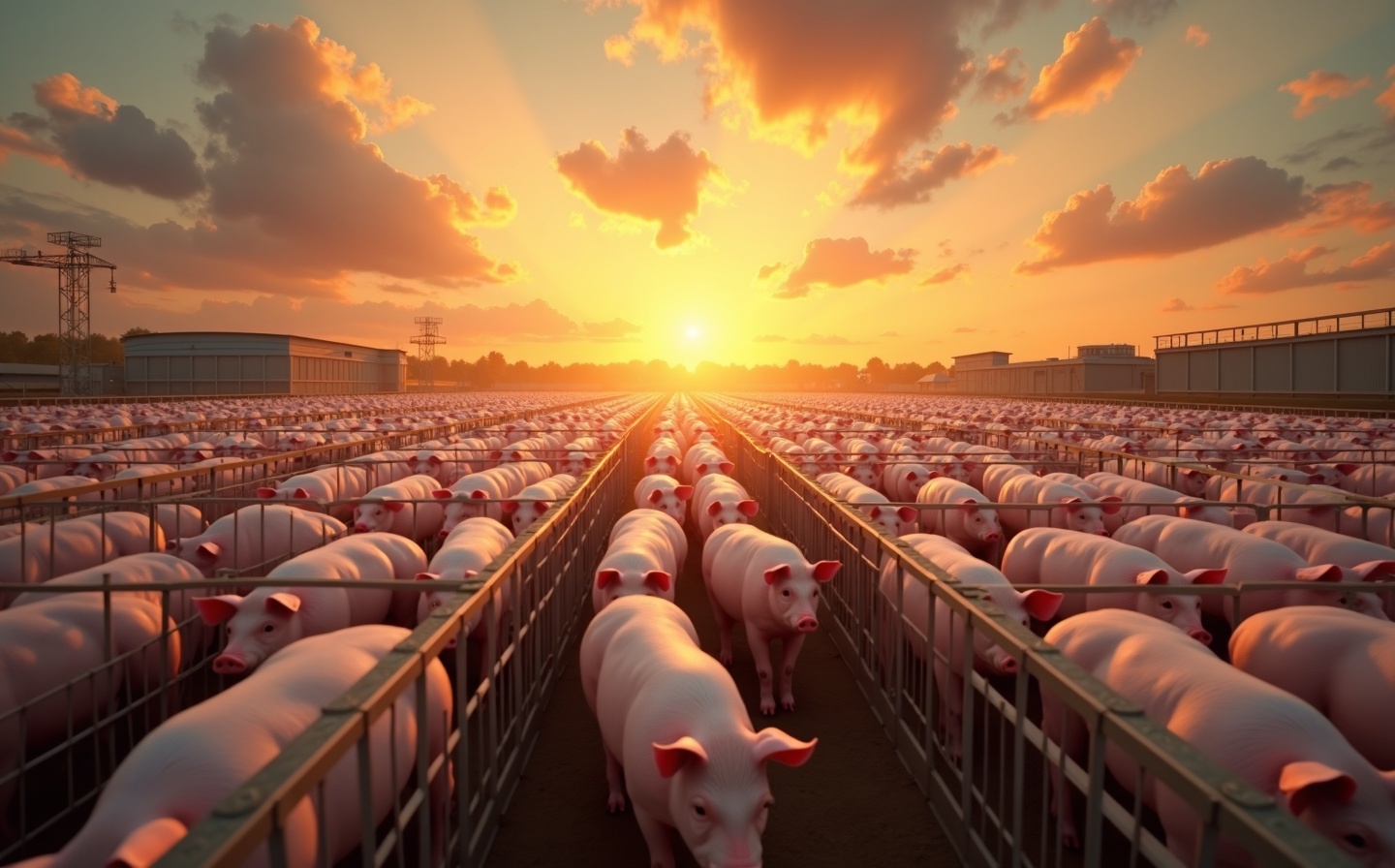 Trại heo khoa học hiện đại