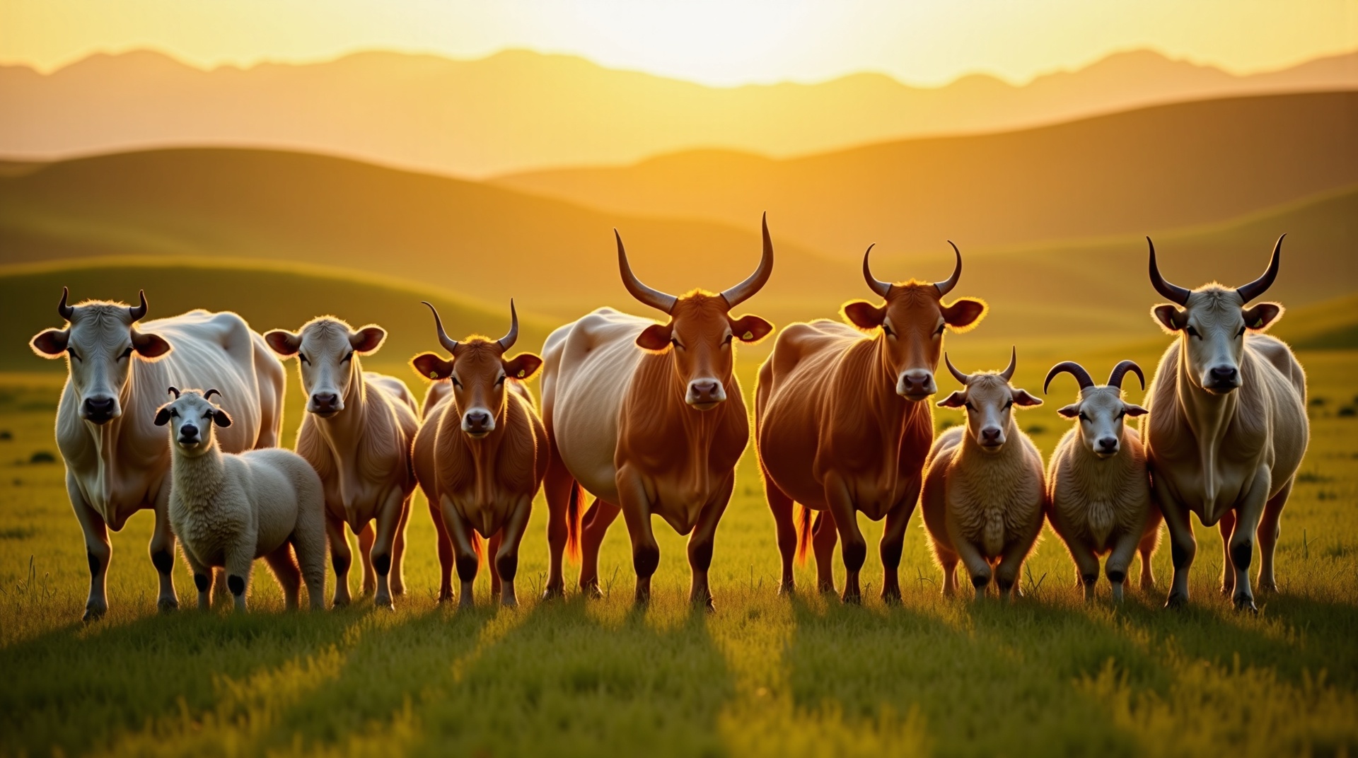 Cows, Sheep, and Goats for Eid al-Adha Sacrifice