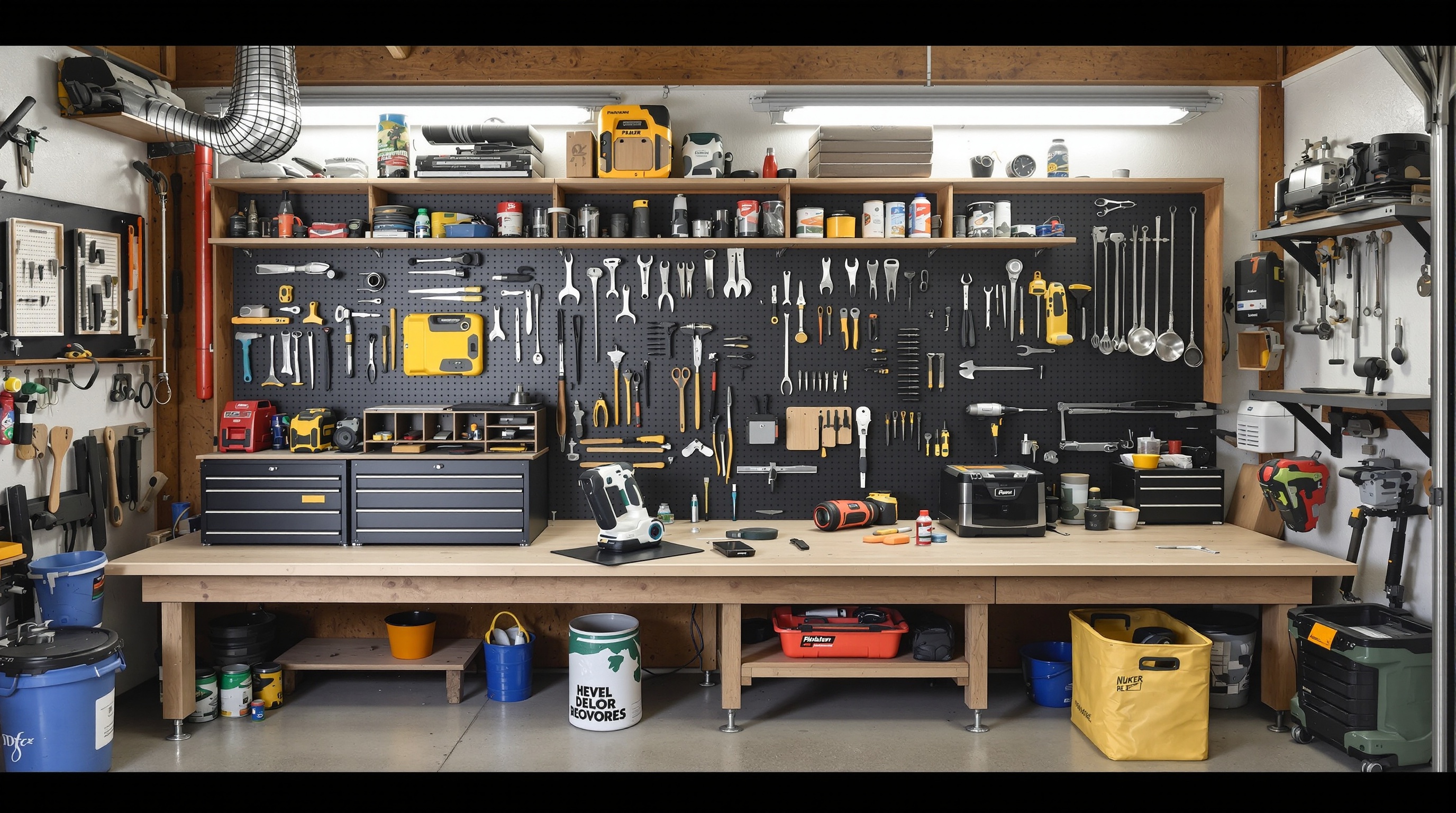 How to Design a Small Workshop in a 1-Car Garage