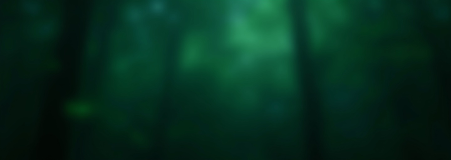 Respin about page — abstract dark background with forest green and midnight tones