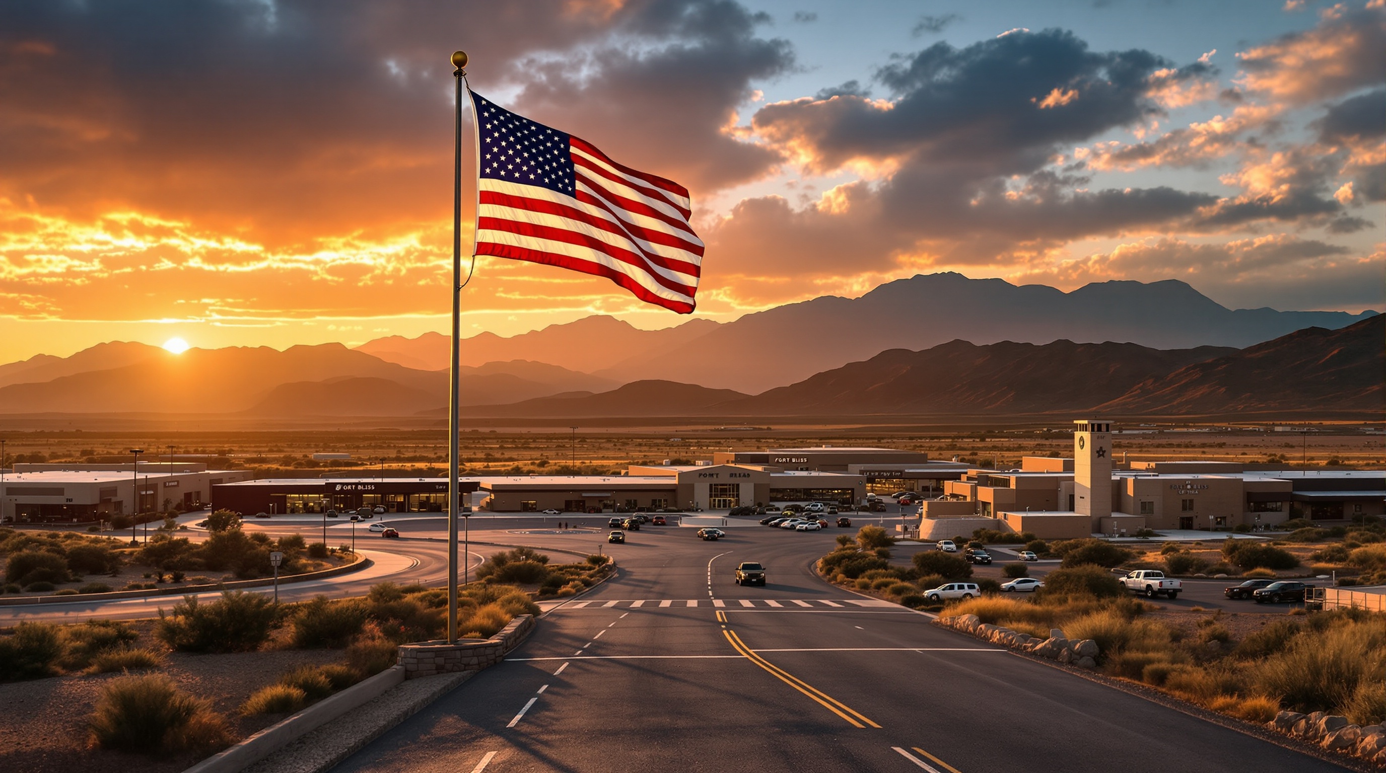 Military family relocating during PCS from Fort Bliss El Paso Texas with VA loan benefits