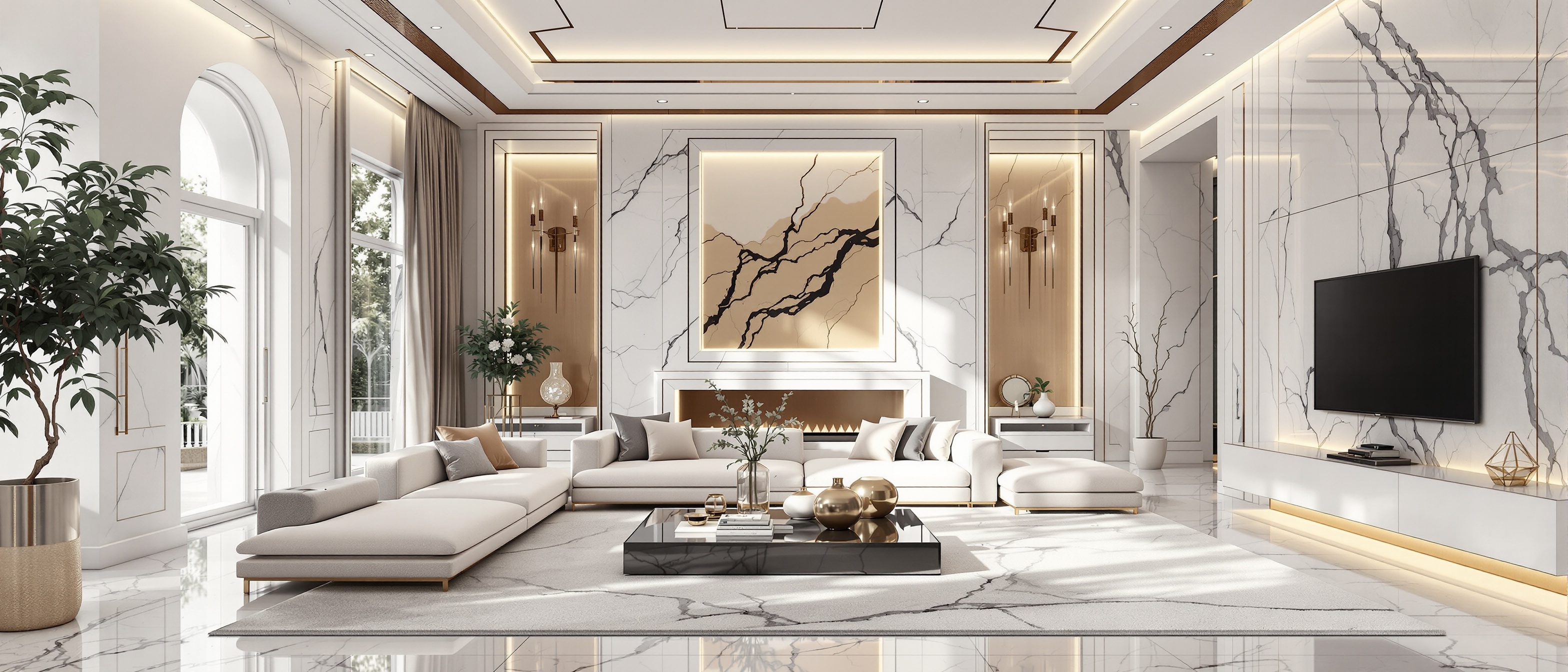 تصميم داخلي فاخر