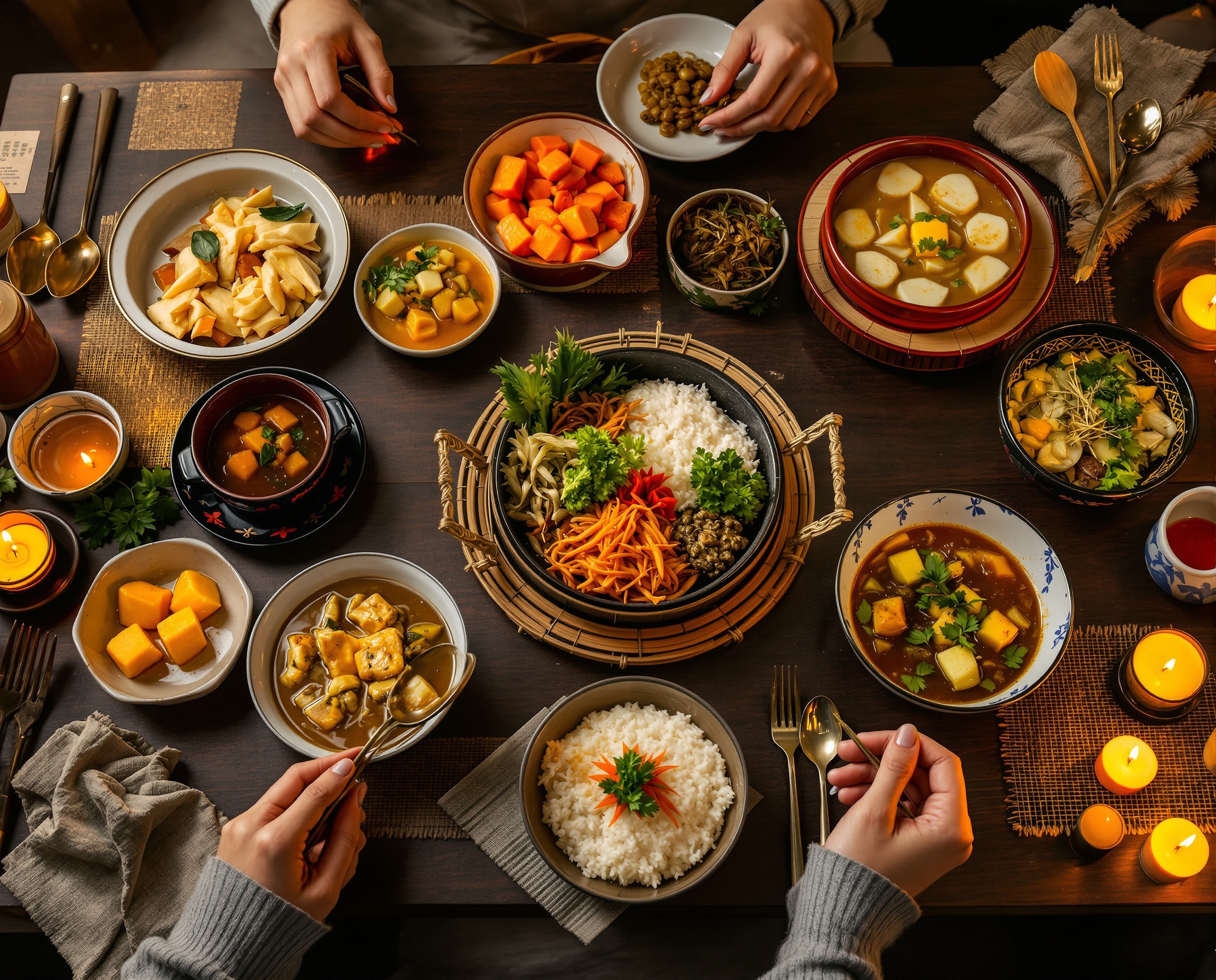 溫馨月子餐桌