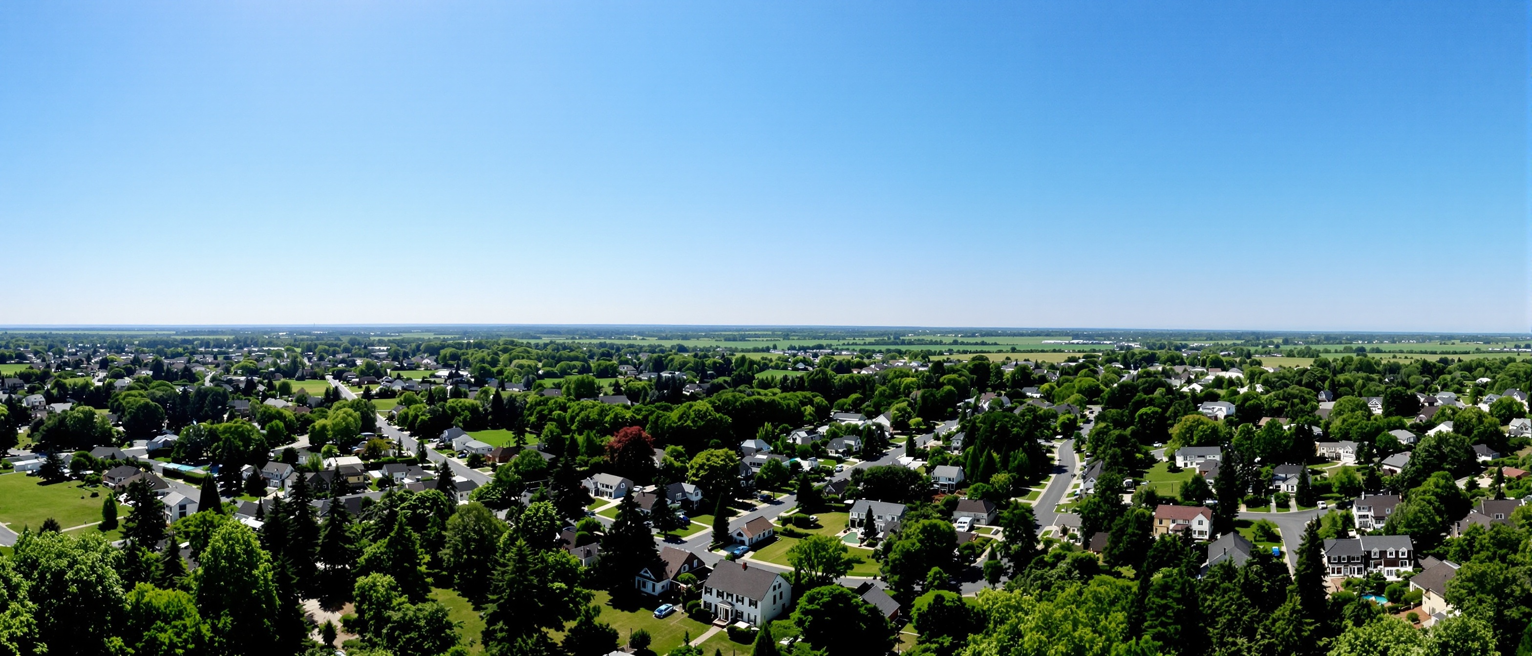 Western Massachusetts service area aerial view