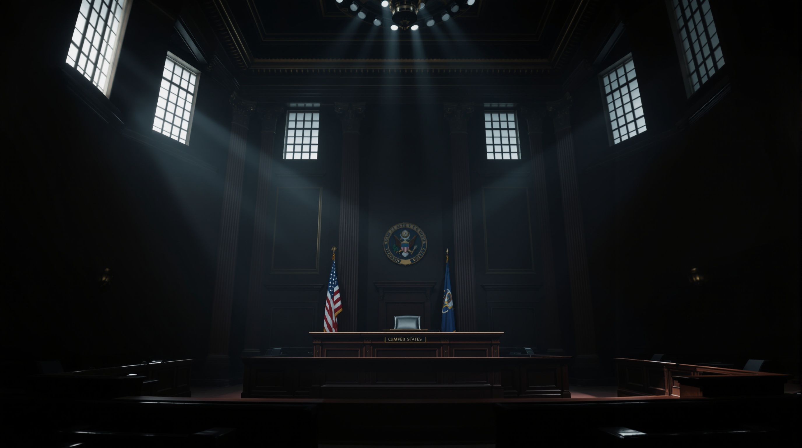 Courtroom interior