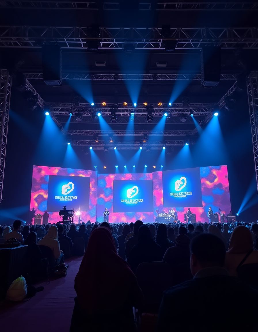 event production services Saudi Arabia stage design lighting AV equipment Riyadh