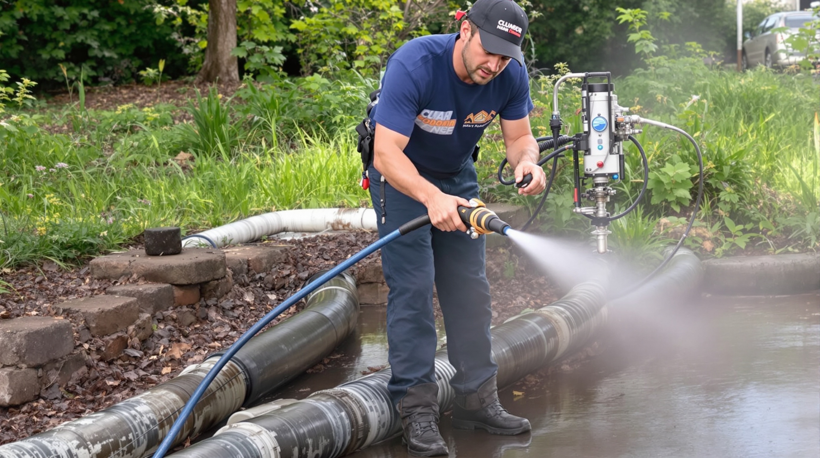 Professional hydro jetting service for drain cleaning in Bensalem PA