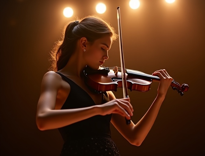 Winter Recital 2024 - Emily Chen performing Vivaldi's Four Seasons Winter Recital 2024