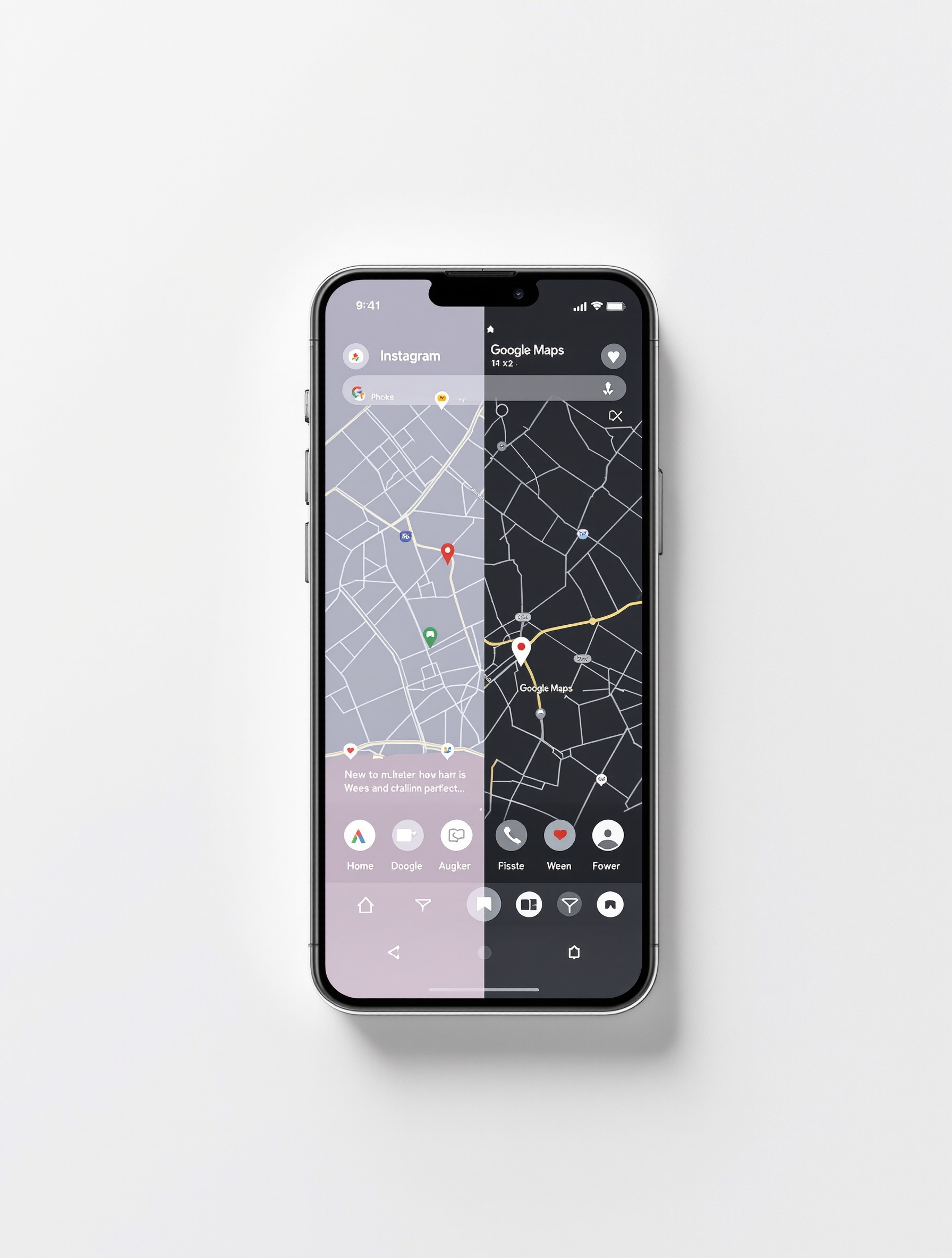 スマートフォンモックアップ