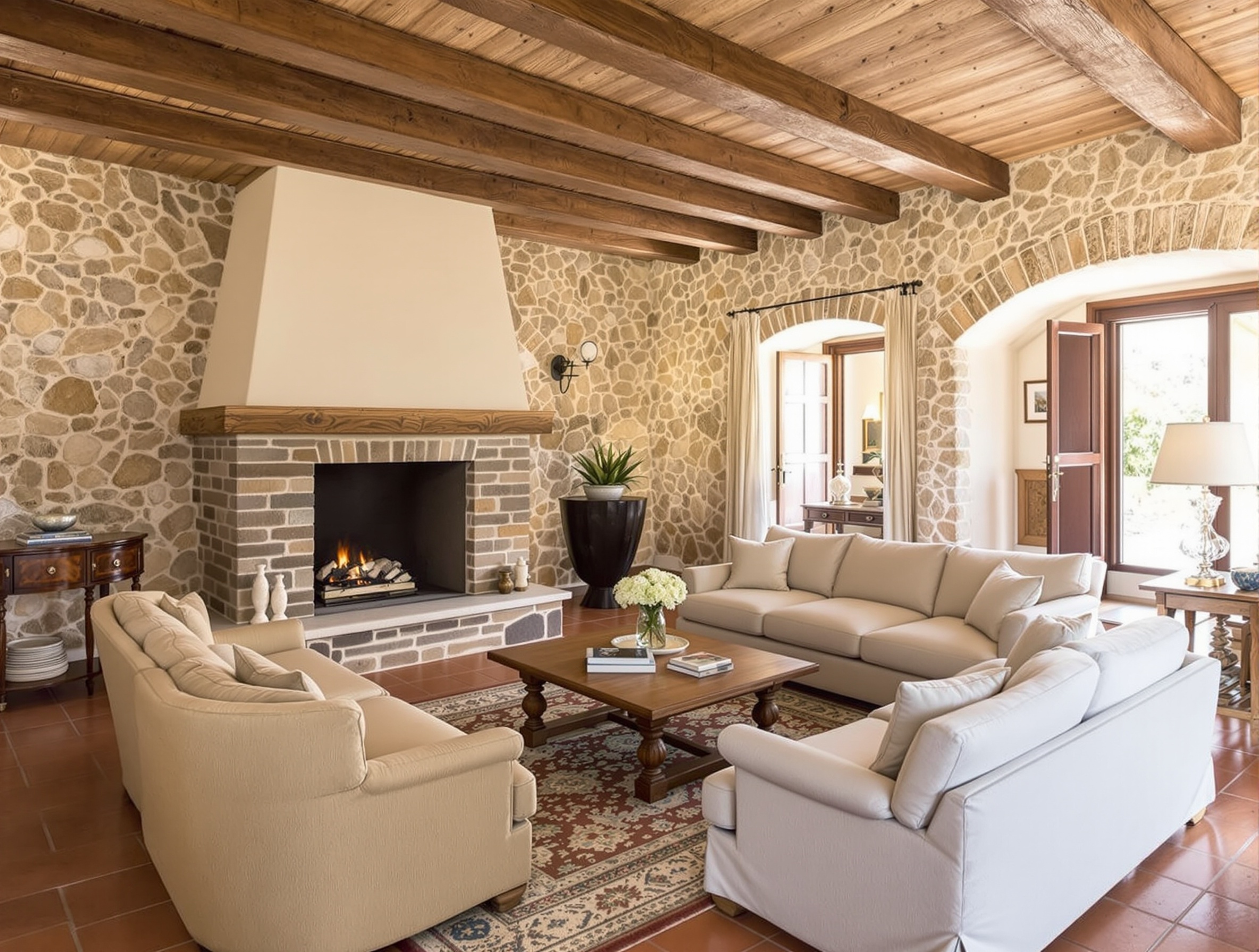 Luxury Italian vacation home interior