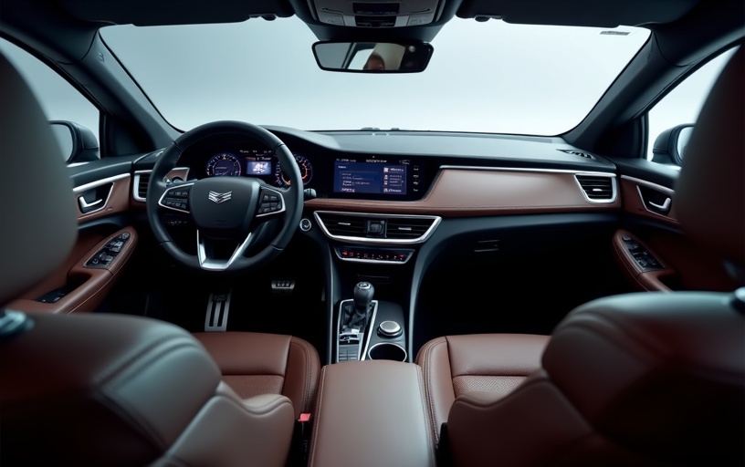 Proton S70 interior premium dashboard