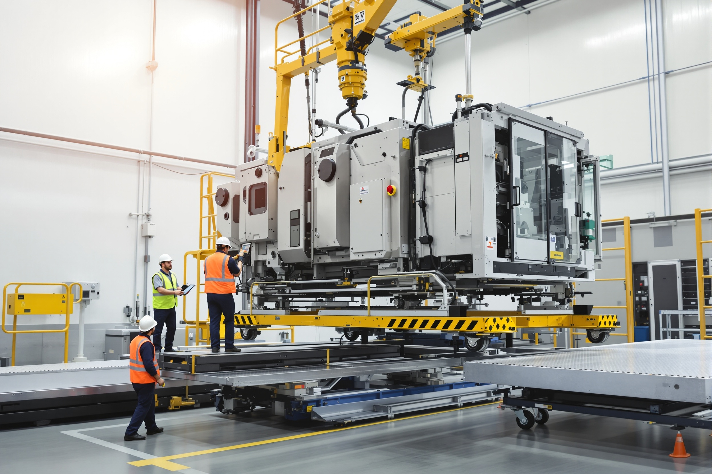 Industrial Machinery Moving