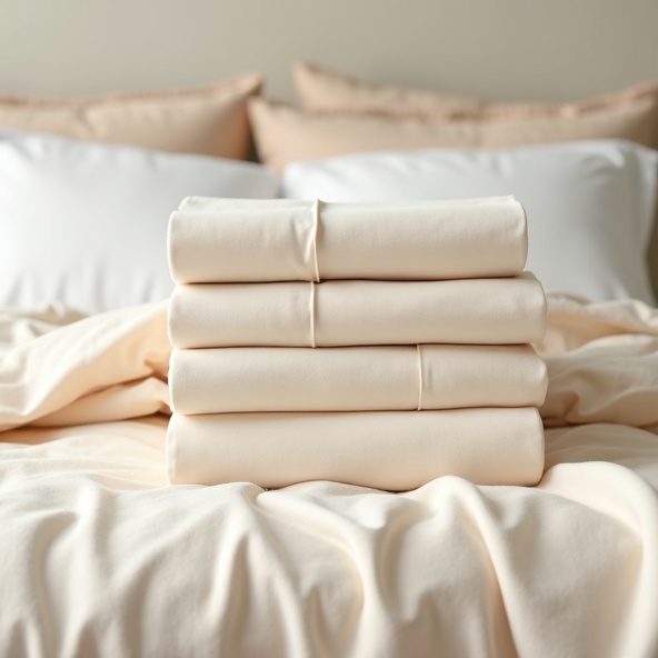 Soft Microfiber Sheet Set in Warm Cream