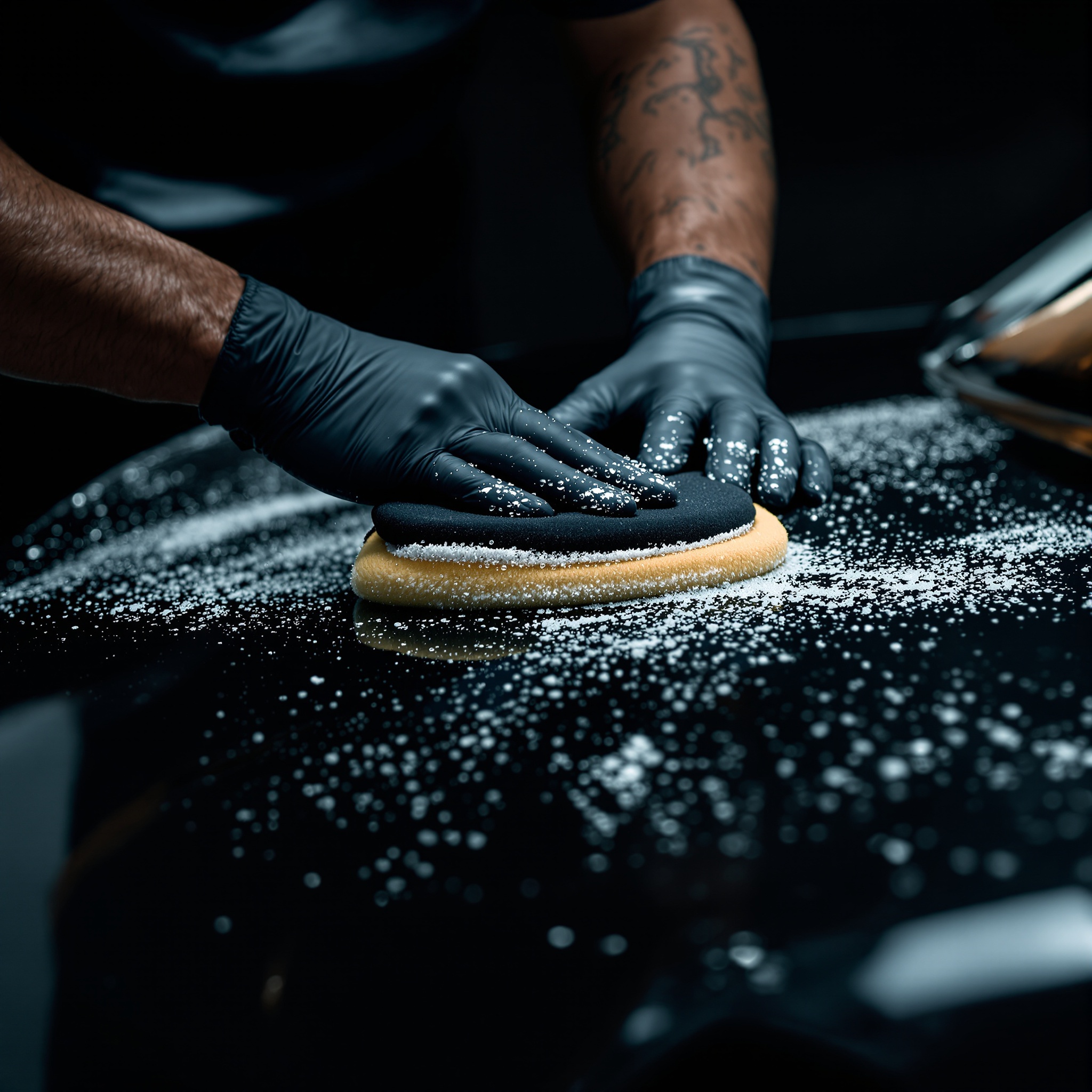 Expert automotive coating professional