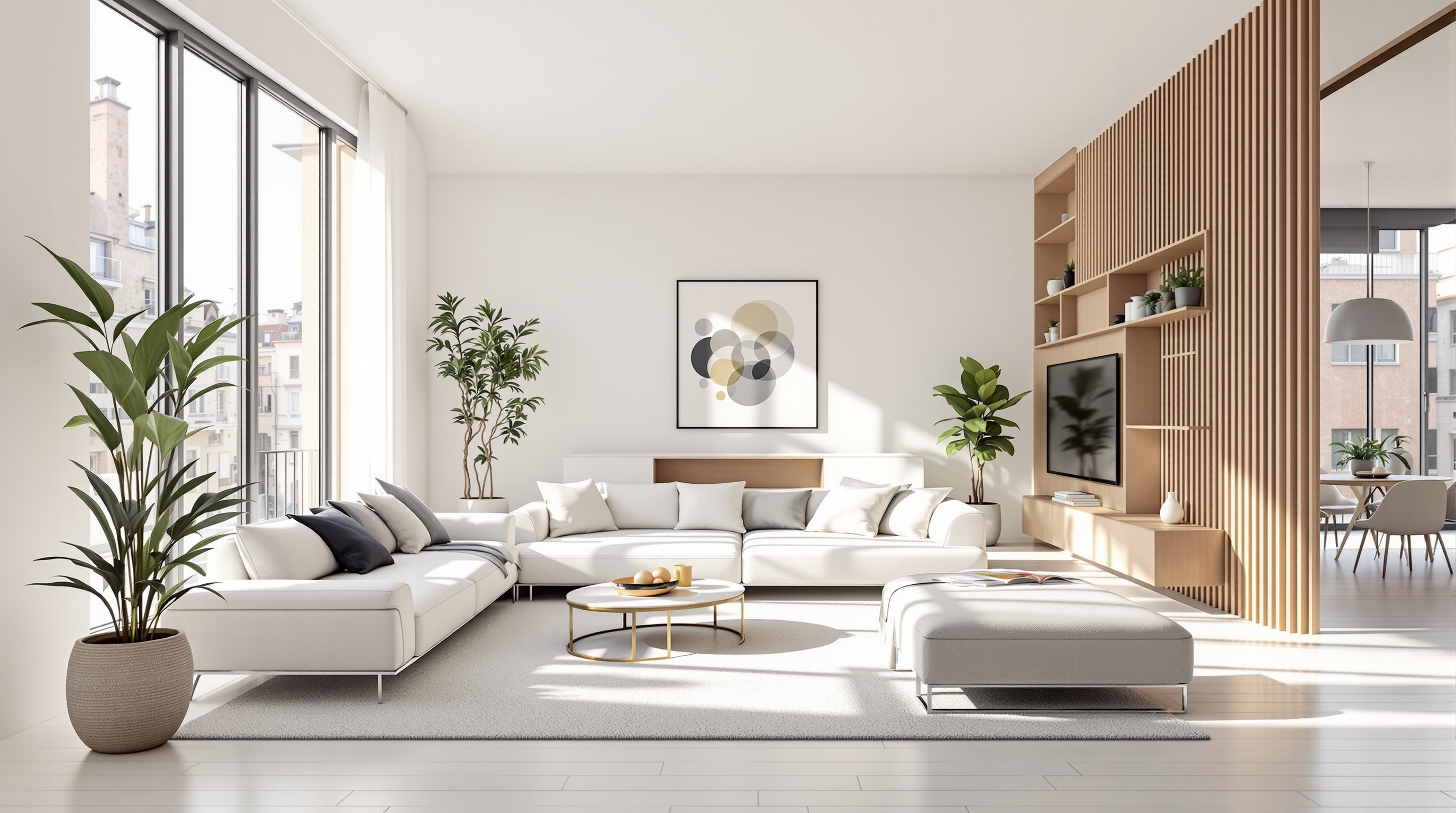 Piso vacío y limpio en Rubí