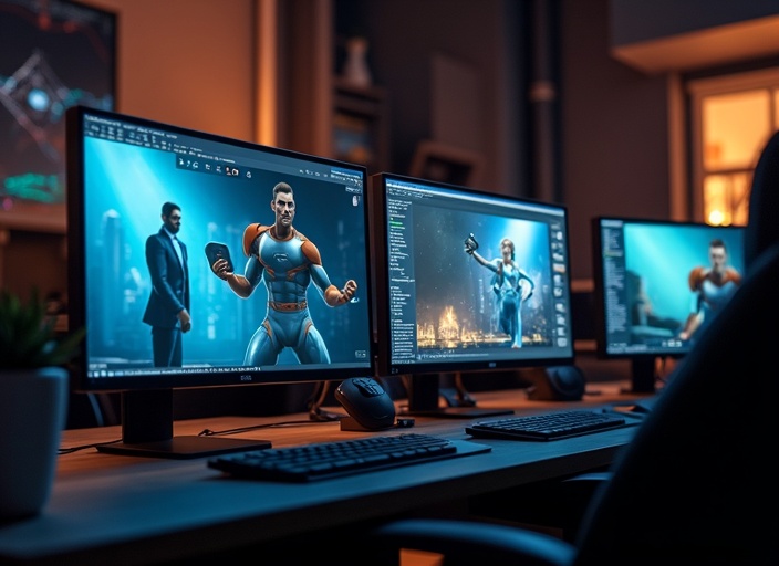 Superseed Studios animation production workspace