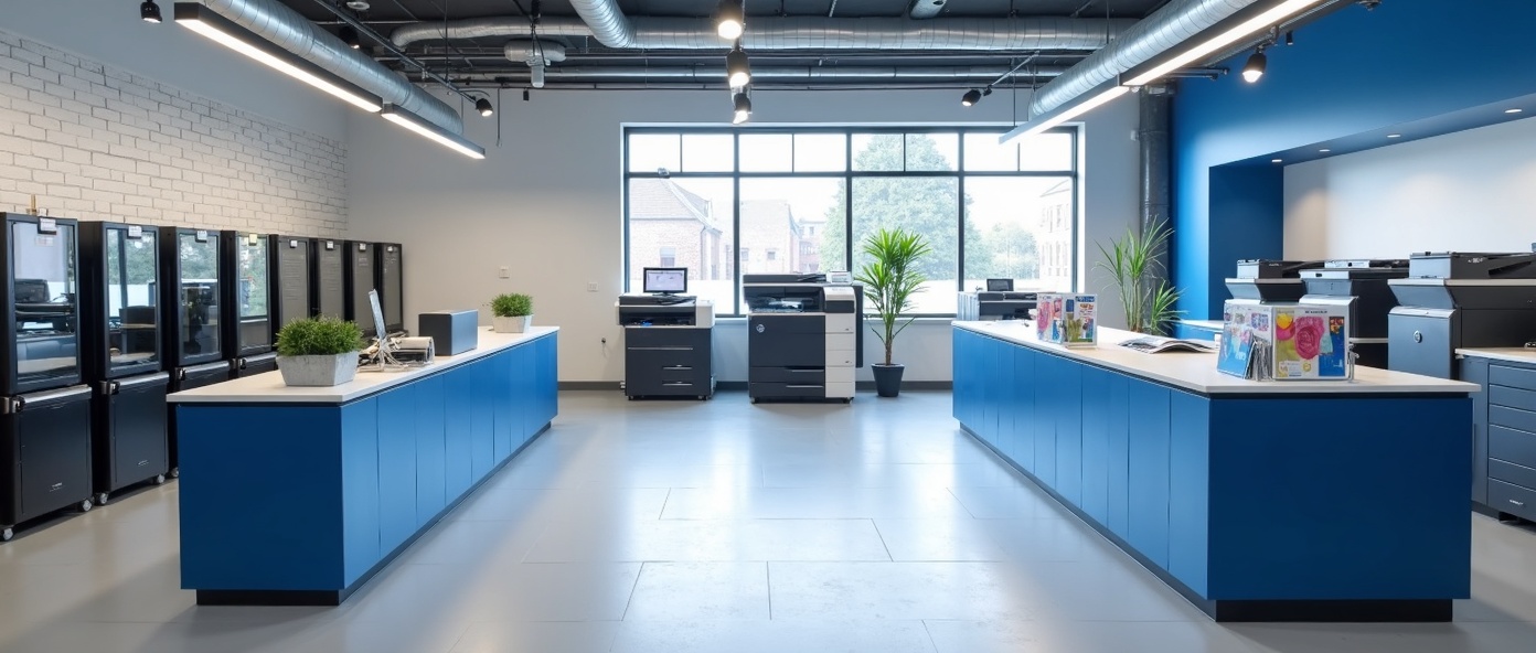 Copy Center Interior