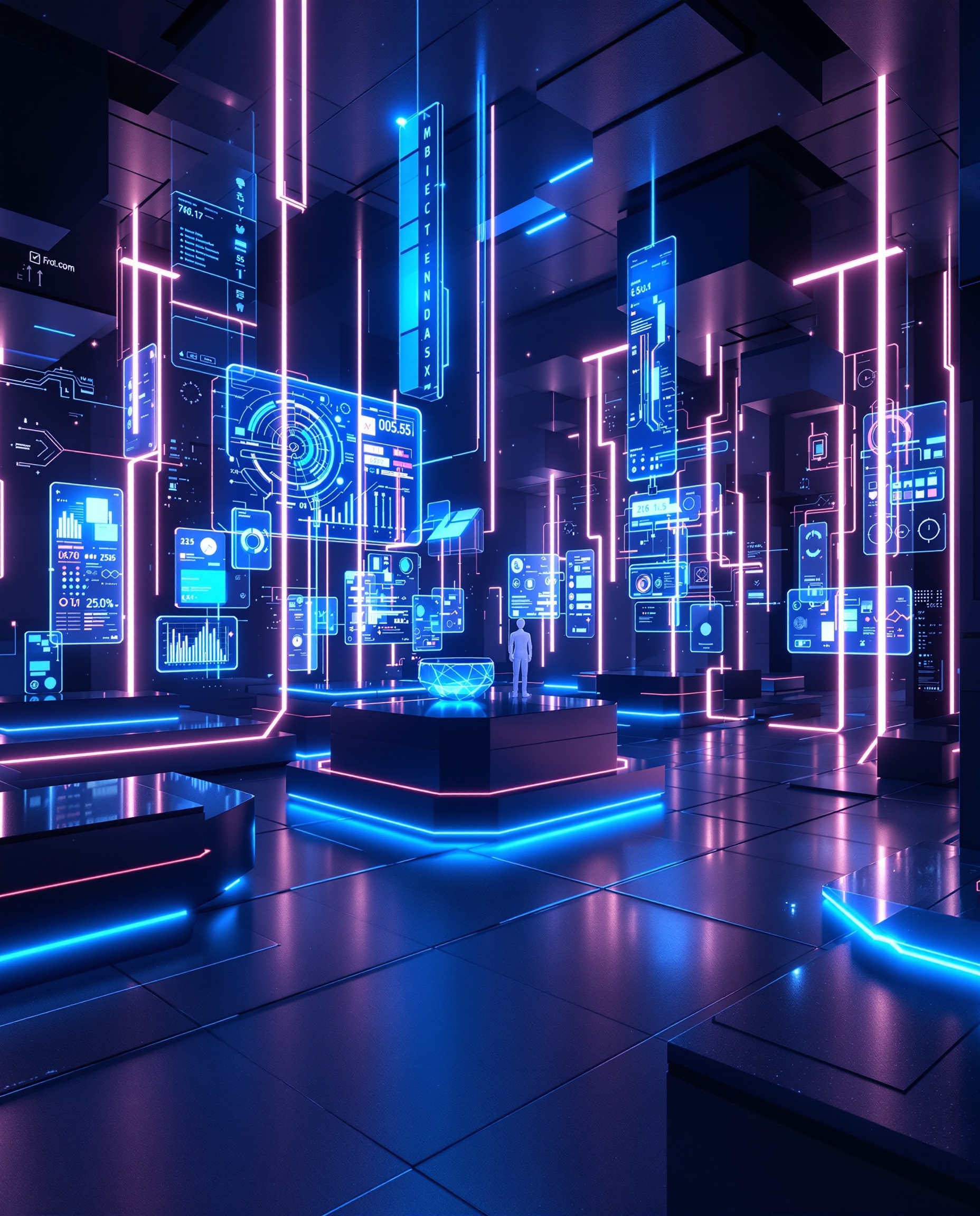 Premium tech and creative services visual