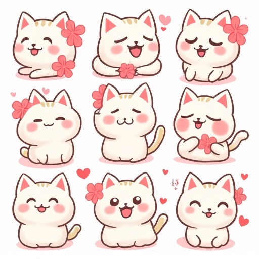 サクラネコ スタンプ