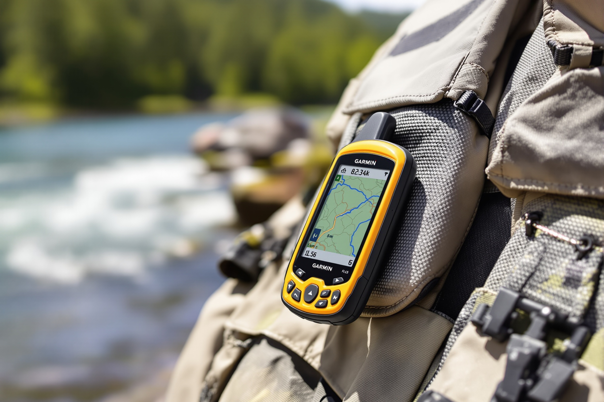 Garmin eTrex 22x handheld GPS for fishing