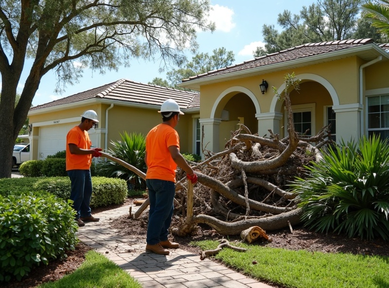 Post-hurricane cleanup services