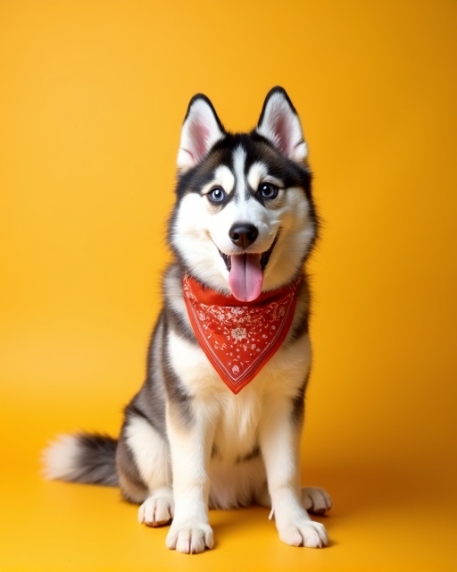 Tread & Wag Husky Mascot