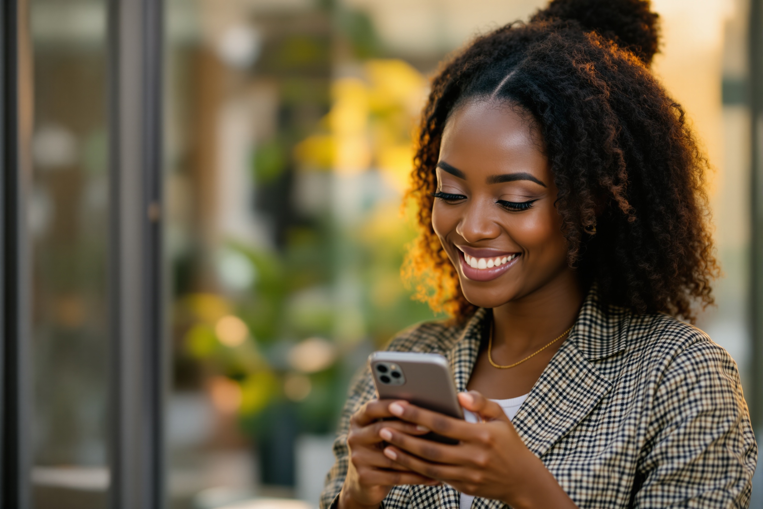 Ghanaian entrepreneur earning from phone