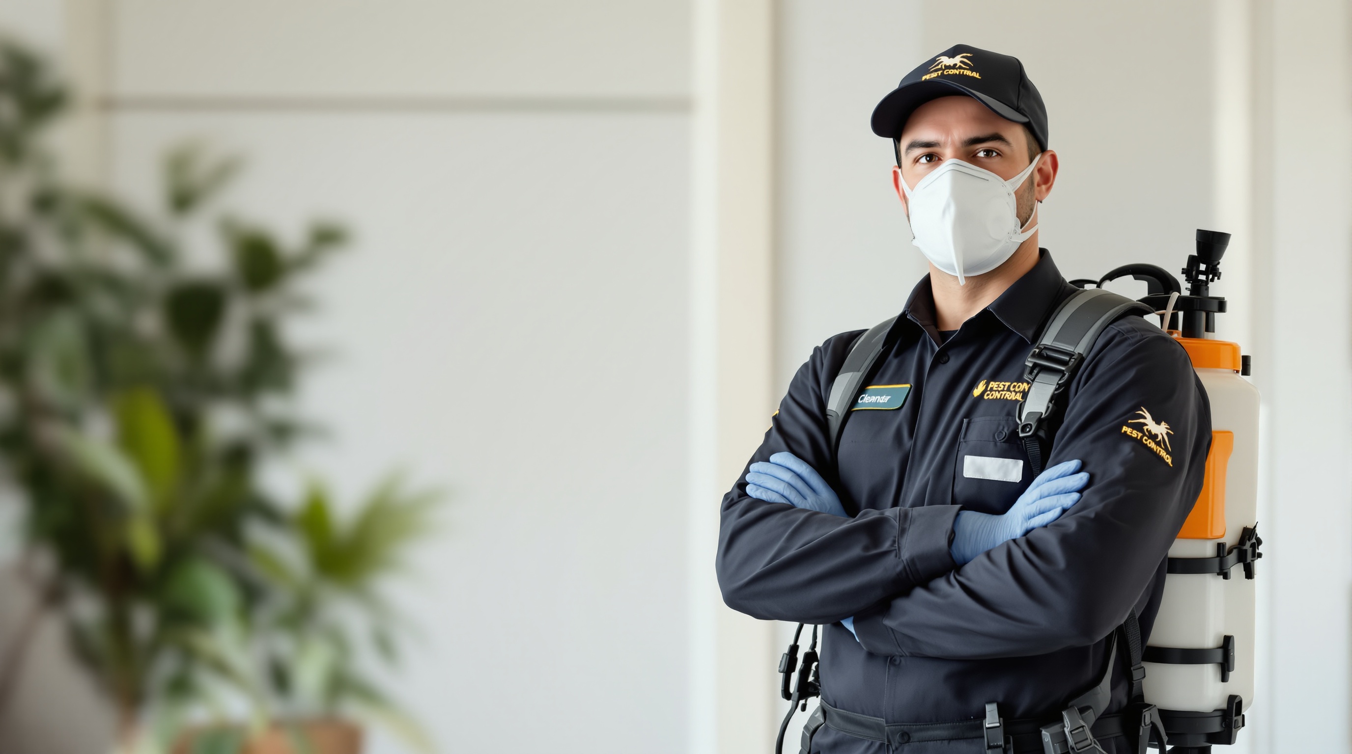 Blackline Pest Control certified exterminator technician — trusted Montreal pest control professional