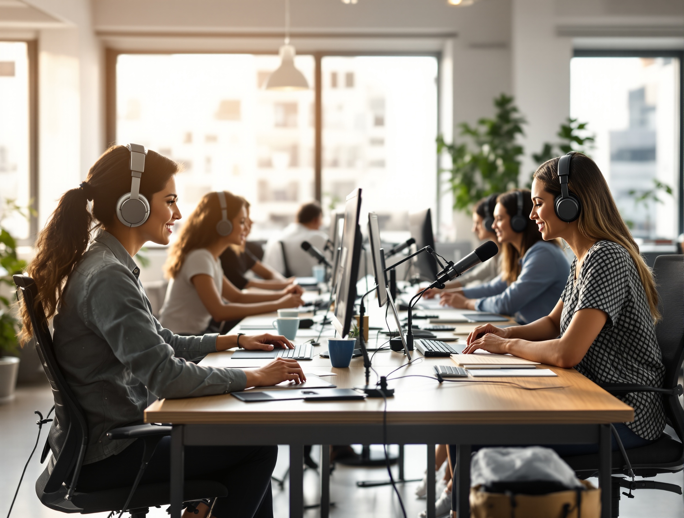 Our transcription team