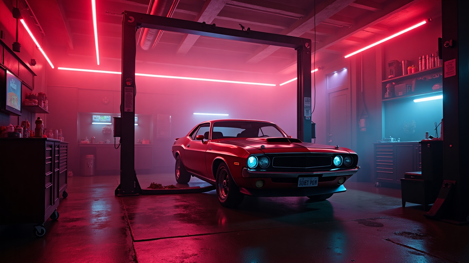 Auto repair workshop