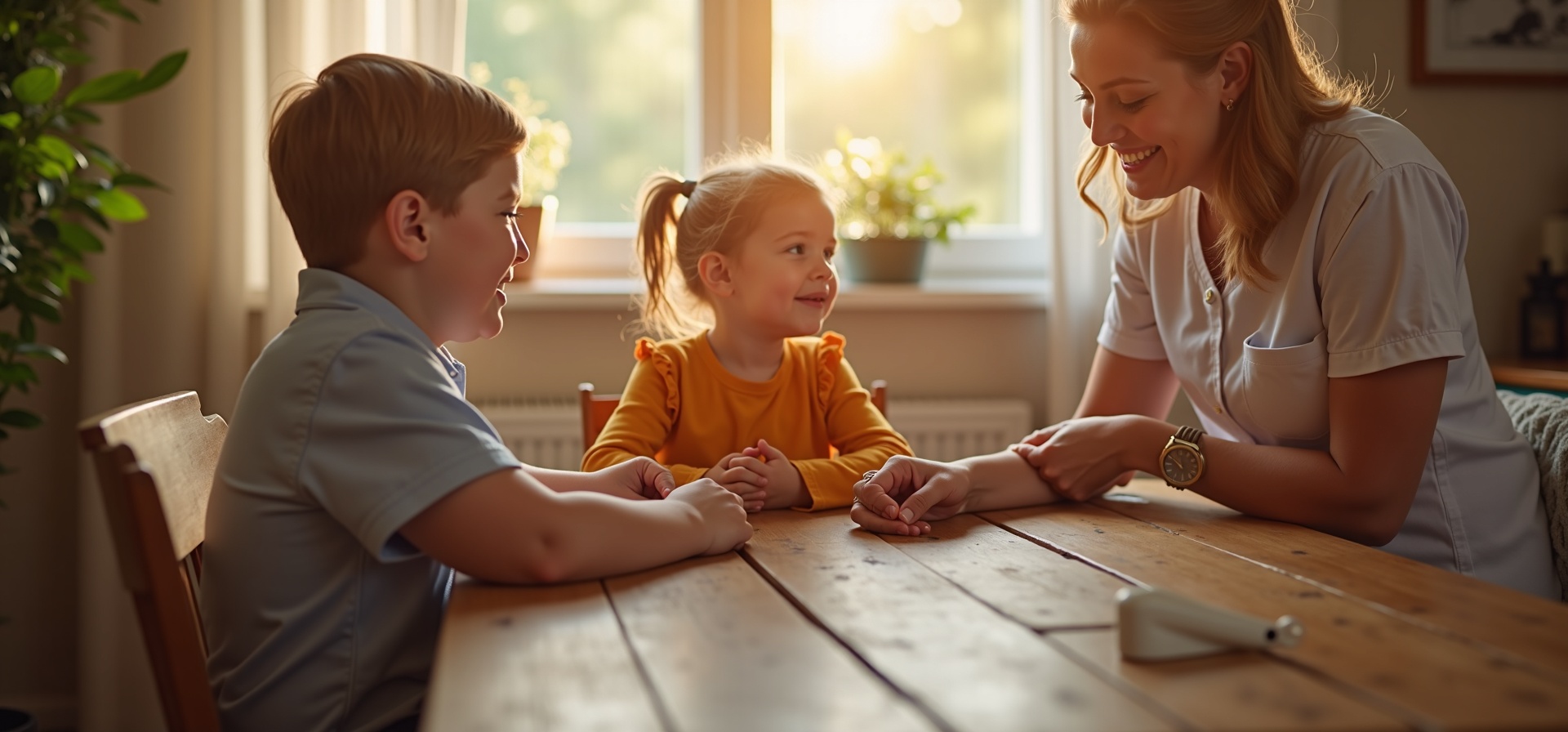 Caregiver providing compassionate support