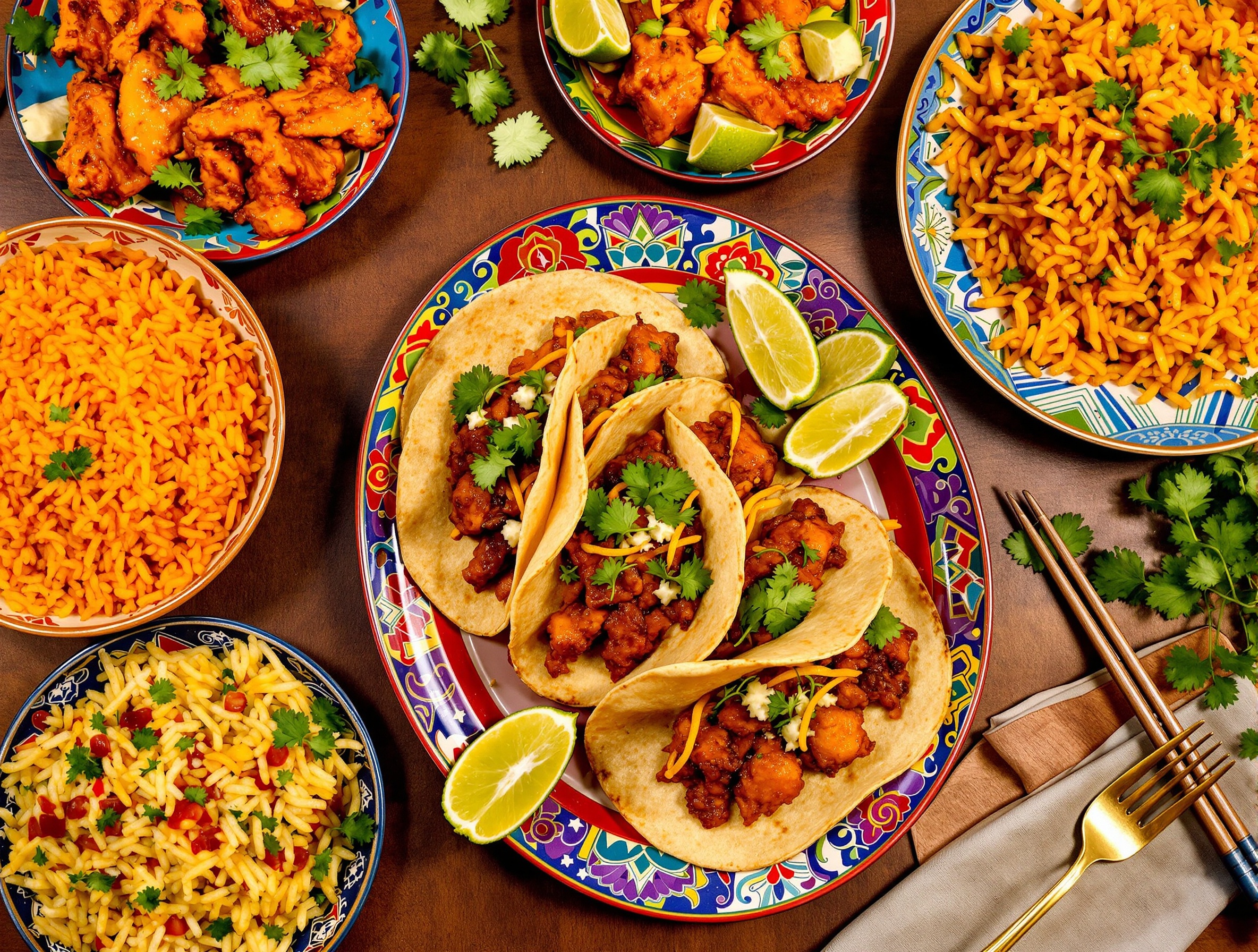 Mexican and Chinese food fusion