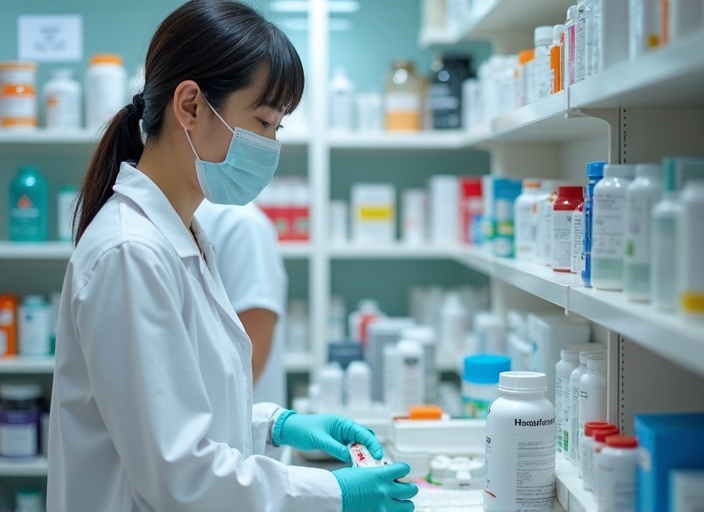 薬剤師の調剤風景